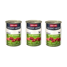Animonda Gran Carno Sığır Ve Ördekli Köpek Konserve 400 G X 3 Adet