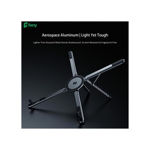 Feny Fn-ms10, Magsafe, Dönebilen, Ayarlanabilir, Taşınabilir, Katlanır, Telefon-tablet-notebook Uyumlu, 8 Kademeli Ayarlanabilir Yükseklik, Alüminyum Stand