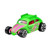 Hot Wheels Neon Yarışlar Temalı Arabalar Jby93 Neon Speeders Custom Volkswagen Beetle Çok Renkli