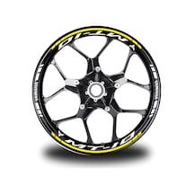 Sarı Yamaha Mt 10 Jant Sticker Etiket
