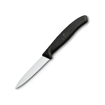 Victorinox Soyma Bıçağı 8 Cm Testere Ağızlı Siyah