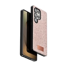 Onegif Samsung Uyumlu Galaxy S25 Ultra Bright Simli Kapak - Pembe/