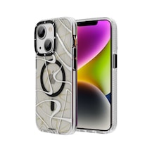 YoungKit iPhone Uyumlu 14 Plus Kılıf Magsafe Şarj Özellikli Youngkit Water-Ink Serisi Kapak Youngkit-10193
