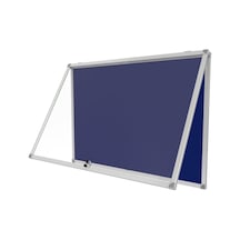 Kilitli Cam İlan Panosu 100x140cm Kumaş Tek Ebat