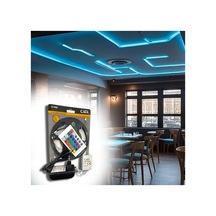 Rgb Şerit Led Seti 3 Renk 5 Mt Rgb Şerit Trafo Kumanda ,siyah Diğer
