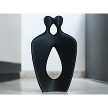 15cm Modern Soyut Çift Aşk Figürü Hediyelik Ev Ofis Doğal Malzeme Dekoru