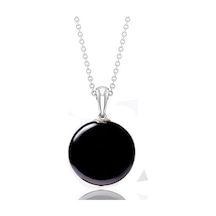 Erilsa Sertifikalı Siyah Obsidyen Taşı Kolye - 1.kalite Çok Renkli