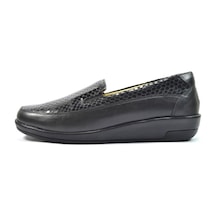Dr. Comfort 2004 Deri Siyah Ortopedik Kadın Ayakkabı -Siyah