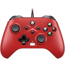 Xbox Serisi Xs Gamepad Video Oyunu Denetleyicisi İçin Kırmızı Kablolu Denetleyici, Xbox One Ve Pc Win7/8/10/11 İçin Oyun Denetleyicisi