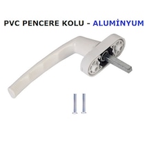 Aluminyum Demir Döküm Boyalı Beyaz Pvc Pimapen Pencere Kolu