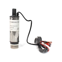 12 Volt Mazot Yağ Aktarma Pompası,  Dc Mini Dalgıç Pompa Süzgeçli