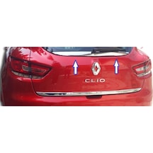 Renault Clio 4 Arka Cam Silecek Alt Çıtası Krom 2012 +