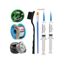 Mechanic Lehim Teli 0,3mm 40gr Havya Uc Temizleyici Rslasm Flux Ve 2uul-2015 Lehim Emme Teli Seti St07