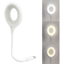 Kontrol 3 Renk Işık Modlu Akrobat Usb Led Kitap Okuma Işığı Usb Gece Işığı Lambası 20 Led Sesle Kontrol Masas Diğer