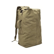 Willowhaven Hacimli Khaki Canvas Erkek Sırt Çantası - Katlanır Dayanıklı Hafif Outdoor Haki