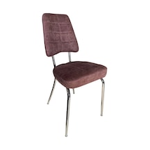 Evimeaksesuar Sümbül Sandalye Ortapedik Oturum, Ahşap Kasa Metal Ayak (524981194)