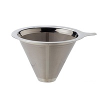 Hfambition Fino Paslanmaz Çelik Kahve Filtresi, 4 Fincan Kapasiteli, Yeniden Kullanılabilir, Kolay Temizlenir Diğer