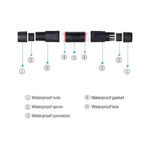 Ip68 Rj45 8p/8c Ara Konnektör Endüstriyel Su Geçirmez Dış Ortam Ip68 Rj45 8p/8c Ara Konnektör Endüstriyel Su Geçirmez Dış Ortam