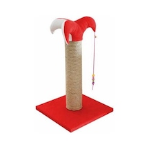 Kedi Tırmalama Tahtası 70 Cm Kırmızı