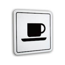 İzmir Fırça " Cafe " Luna Pvc Sembol10x10cm 552128