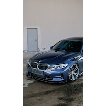 Bmw 3 Serisi G20 2018-2022 Ön Lip Sportline Uyumlu Piano Black Abs Tampon Altı Ek