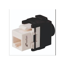 CAT6 UTP Keystone Jack 180 Derece (10'lu Paket)