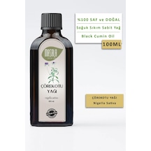 Masala Çörekotu Yağı 100 ML Soğuk Pres (Black Cumin Seed Carrier Oil)