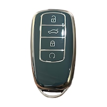 Autohan Keys Chery Tiggo 8 Pro, Omoda 5, Tiggo 7 Avantgarde İçin Araç Anahtarı Koruma Kılıfı, Gri-gümüş