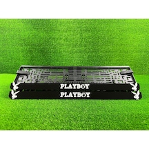 Plakam54 Playboy Siyah 3d Pleksi Araba Plakalığı