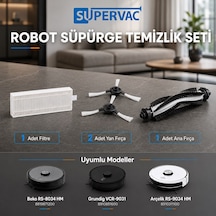 Vcr9031hm Robot Süpürge Aksesuar Seti Arçelik, Beko, Grunding İle Uyumlu Temizlik Paketi