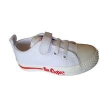 Lee Cooper 30135 Siyah Beyaz Çocuk Bağcıklı Sneakers Beyaz