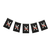 Korsan Partisi Korsan Logo Baskılı Flama Süs Afiş Süsleme 8 Li Çocuk