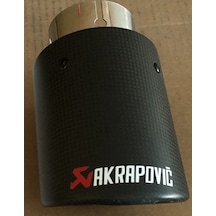 Autogp Akrapoviç Egzoz Ucu Klasik Tekli Mat Karbon 63 89 Tk Apvc-k-1-6389