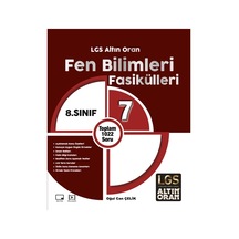 Altın Oran 8.sınıf Fen Bilimleri Fasikülleri 7 Fasikül