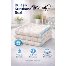 3 Adet Profosyonel Bulaşık Kurulama Bezi 40/40 Cm Diğer
