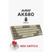 Ak680 Kablolu %65 Boy Mekanik Oyuncu Klavyesi-rainbow Aydınlatma Hot-swap