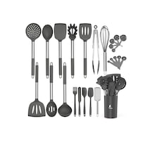 Guojin 26 Parça Paslanmaz Çelik Silikon Uçlu Spatula Mutfak Seti