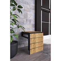 Moka Park Avm Akasya Duvara Monte Katlanabilir Tabure Çok Amaçlı Tabure Engelli Oturağı