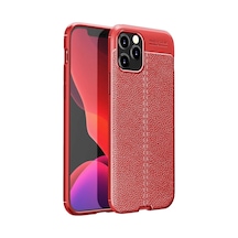 Apple iPhone Uyumlu  12 Pro Max Uyumlu Kılıf Auto Focus Kapak - Kırmızı