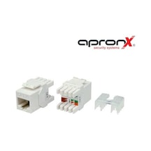 Apx-utp181 Cat6 180 Utp Keystone Jack 50 Adet