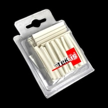 Isı İle Daralan Makaron Seti 40 Adet, Beyaz 9.5 Mm X 20, 6.4 Mm X 10, 4.8 Mm X 10