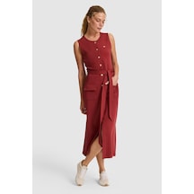 U.S. Polo Assn. U.s. Polo Assn. Kadın Vişne Elbise Örme 50323478-vr223