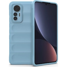 Newface Xiaomi Mi 12 Lite Kılıf Optimum Silikon - Sky Blue Açık Mavi
