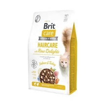 Brit Care Haircare Raw Delight, Yetişkin Kediler İçin Somon Ve Dondurularak Kurutulmuş Hindi Etli Ma