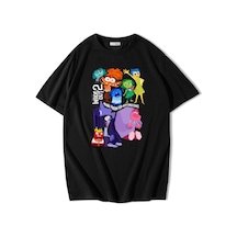Brz Collection Unisex Oversize Ters Yüz Make Room For New Emotions T-shirt-siyah Siyah