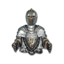 Knight Roma Asker Doku Tutucu Stil Duvar Asılı Yaratıcı Mutfak Rulo Kağıt Doku Kutusu Tuvalet Rulo Standı Kağıt Tutucular Gümüş Altın