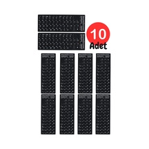 Rusça İngilizce Klavye Etiketi-10 Adet-rusça Klavye Sticker