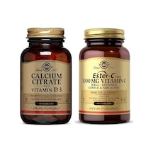 Solgar Calcium Citrate With Vitamin D3 60 Tablet Solgar Ester-C P