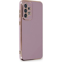 Newface Samsung Uyumlu,  Galaxy A33 5g Kılıf Volet Silikon - Mor