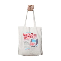 Art Hediye Nap-o-matic İki Tarafı Kalıcı Baskılı Yıkanabilir Çanta Çok Renkli